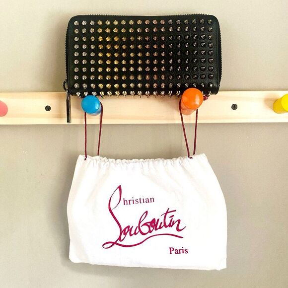 Christian Louboutin Panettone Multishade Metallic Zippy Long Wallet w/ Dust Bag - Picture 3 of 15